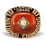 1981 Clemson Tigers National Championship Ring/Pendant